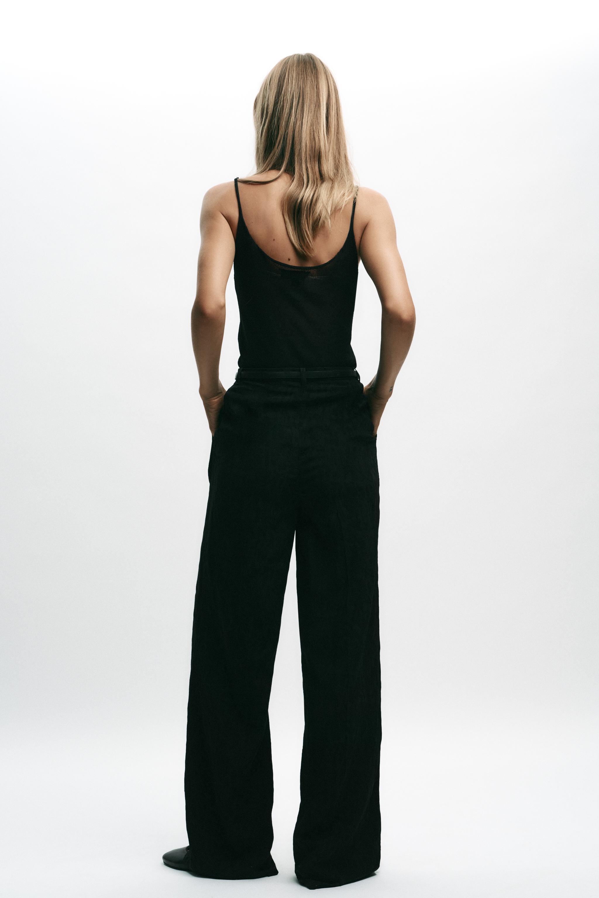 PANTALON JACQUARD CEINTURE CHAÎNE